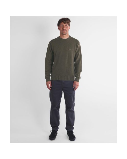 Pull Pull essentiel col rond STAPLE Oxbow pour homme en coloris Green