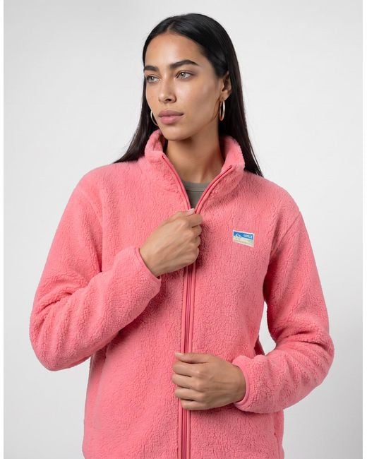 ONLY Pink Fleecepullover Onleva Teddy