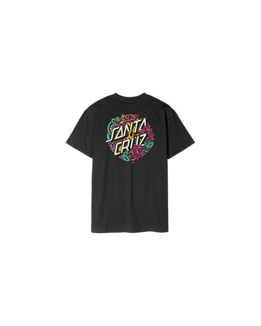 T-shirt - DRESSEN ROSE CREW TWO Santa Cruz pour homme en coloris Black