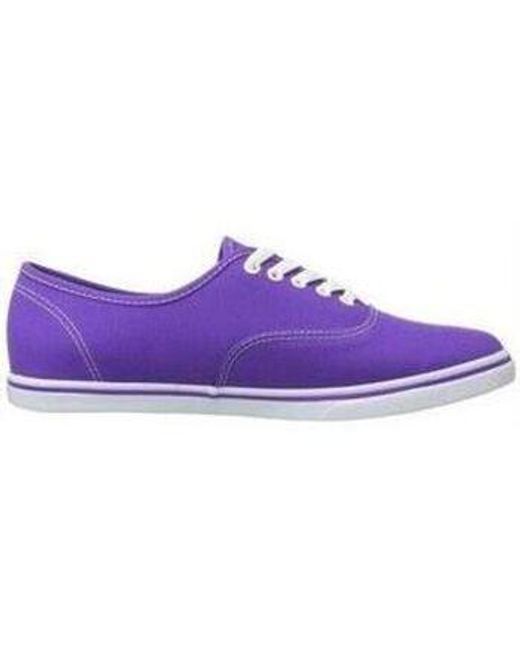 Derbies AUTHENTIC Vans en coloris Purple