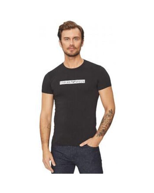 Debardeur Tee shirt 111035 3FR5174 00020 - S Emporio Armani pour homme en  coloris Noir | Lyst