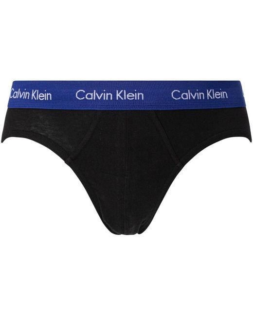 Slips Pack de 3 Slip Hip Calvin Klein pour homme en coloris Black