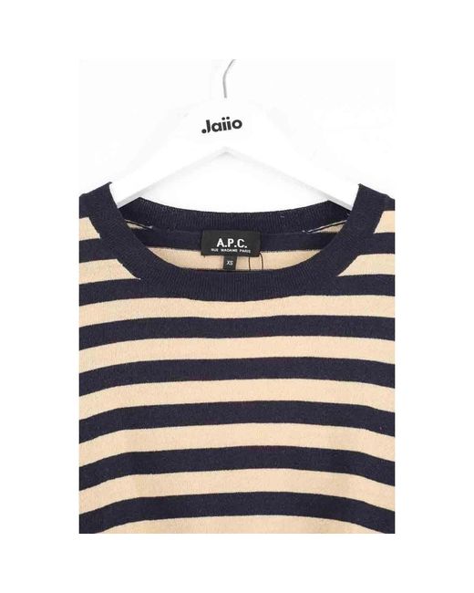 Pull Pull A.P.C. en coloris Blue