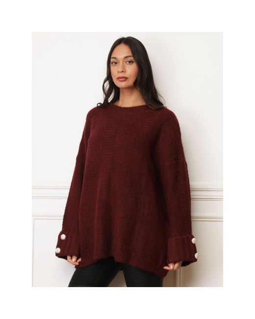 Pull Pulls Pour Femme La Modeuse en coloris Red