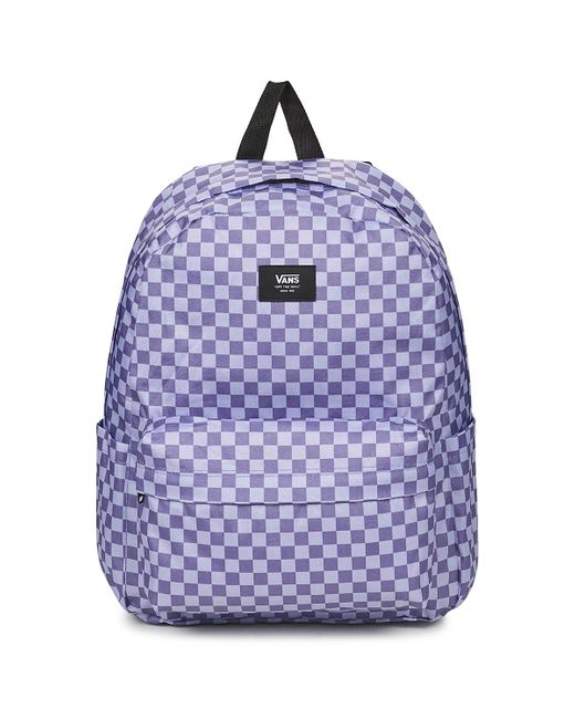 Vans Rugzak Old Skool Check Backpack in het Blue