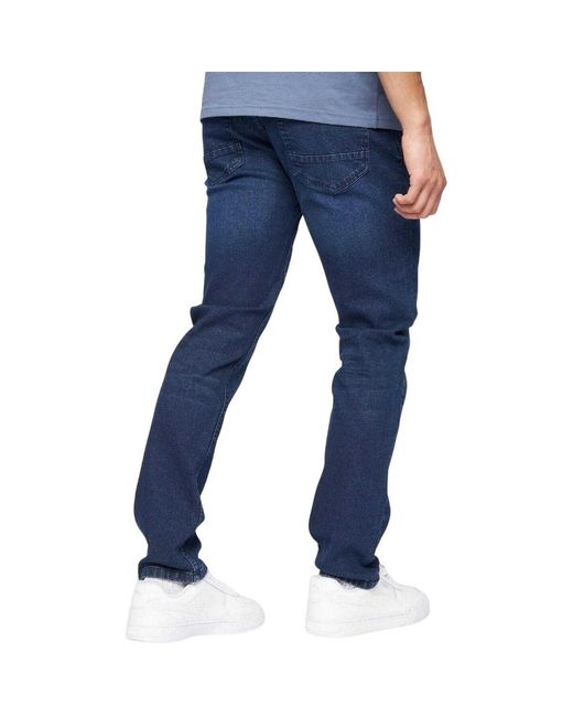Jeans Malcolm Crosshatch pour homme en coloris Blue