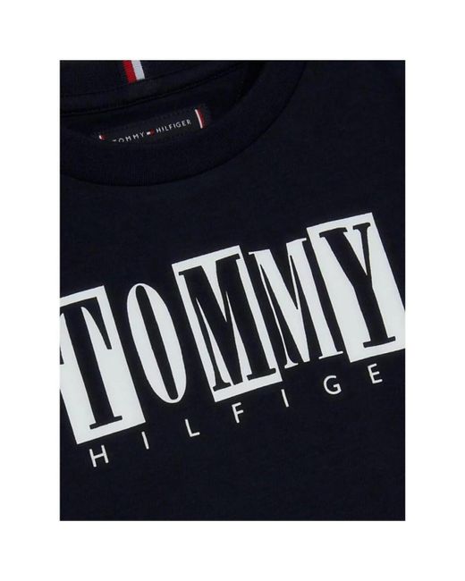 T-shirt Tommy Hilfiger en coloris Black