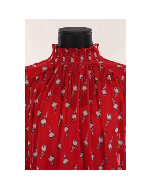 Blouses Blouse en soie Ba&sh en coloris Red