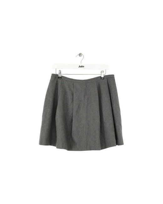 Jupes Mini jupe en laine grise Tara Jarmon en coloris Gray