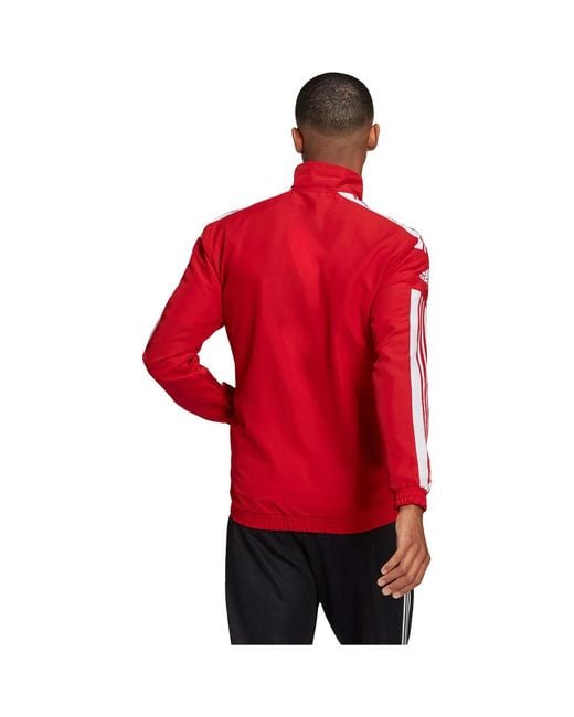 Veste SQ21 PRE JKT Adidas pour homme en coloris Red