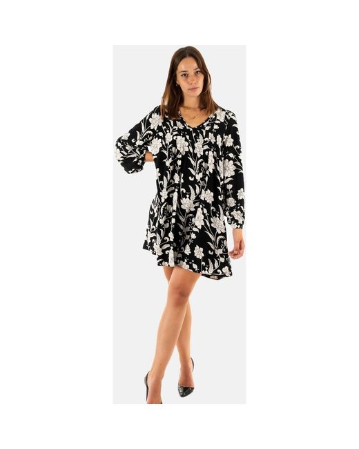 Robe 20119492 Ichi en coloris Black