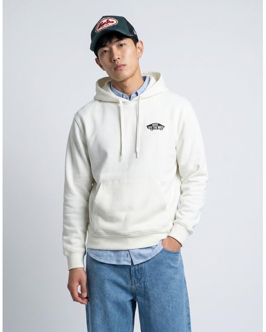 Vans Capuchon Sweaters Double Standard Pullover in het White voor heren