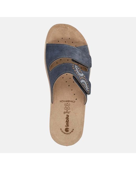 Mules Ciabatte Inblu en coloris Blue