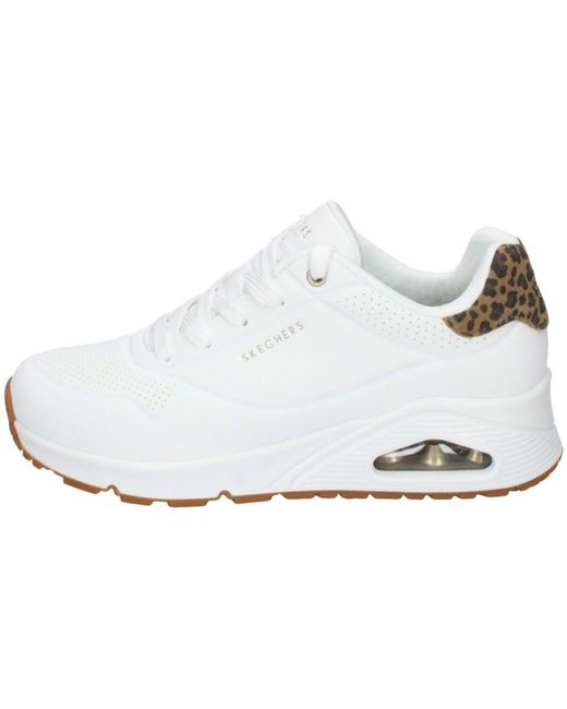 Baskets basses Skechers en coloris White
