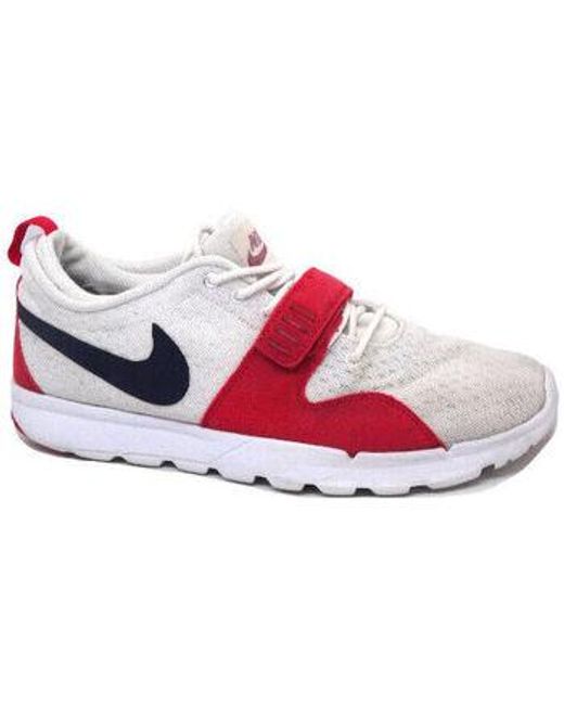 Baskets Reconditionné Trainer SB Nike pour homme en coloris Red