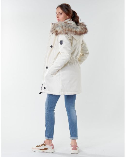 ONLY Parka Jas Onliris in het White