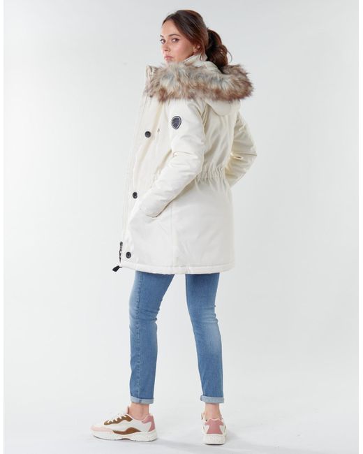 ONLY Parka Jas Onliris in het White