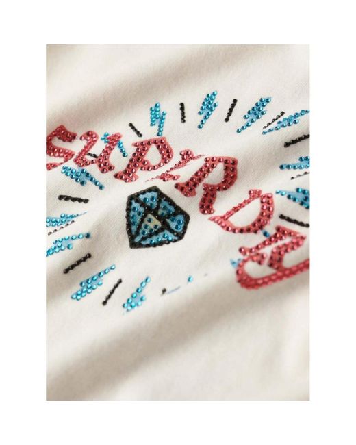 T-shirt Superdry en coloris White