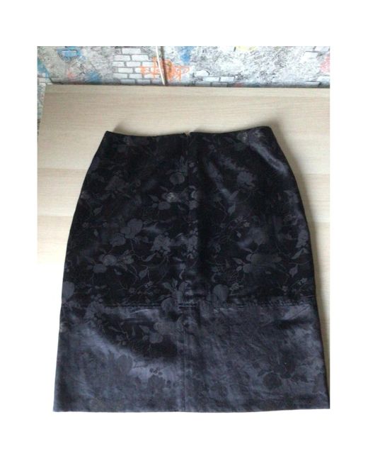 Jupes Jupe droite noire KENZO en coloris Blue