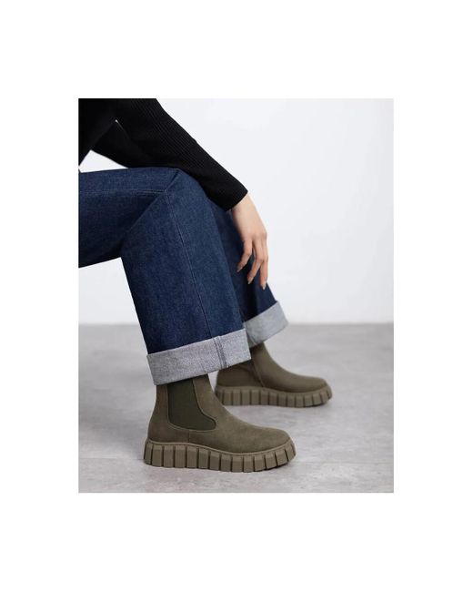 Bottines 173088 Refresh en coloris Green