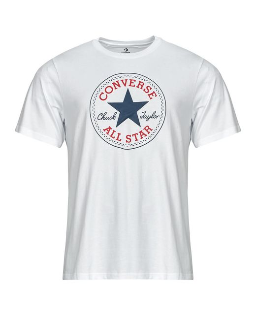 T-Shirt Chuck Patch Tee Converse pour homme en coloris White