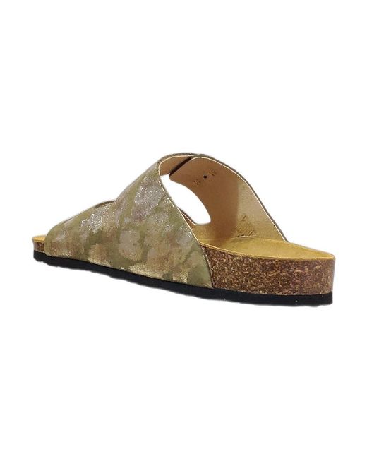 Mules Beta Plakton en coloris Green