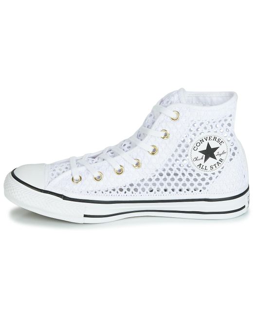 chuck taylor all star handmade crochet high top