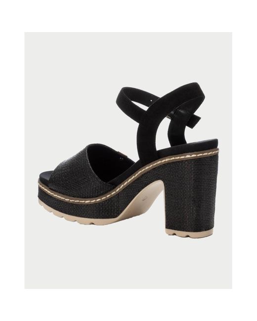 Sandales Sandale avec semelle en caoutchouc Refresh en coloris Black
