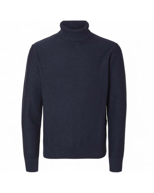 Pull 14636356632950 SELECTED pour homme en coloris Blue