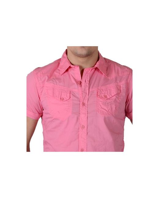 Chemise Chemise Terry Acid pink Kaporal pour homme