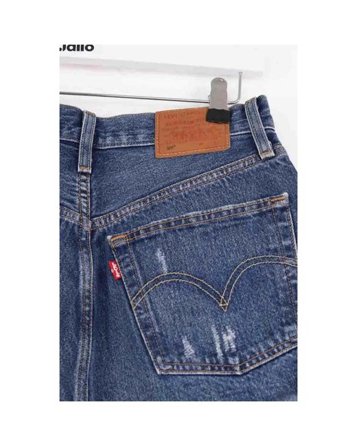 Short Mini Short 501 Levi's en coloris Blue