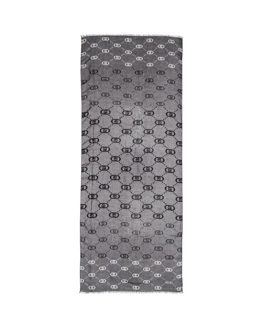 Echarpe ECS STOLA DEGRADE LOGO 70X180 2F5080 T0300 Liu Jo en coloris Black