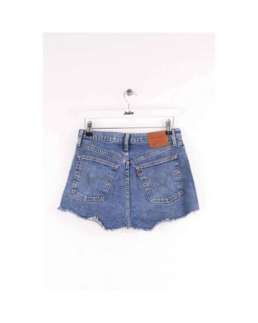 Short Mini Short Levi's en coloris Blue