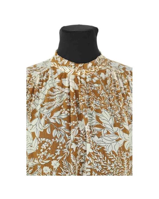 Blouses Blouse en coton Des Petits Hauts en coloris Metallic