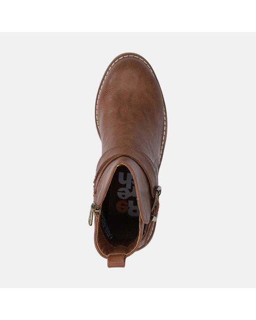 Bottines Tronchetto Tacco Refresh en coloris Brown