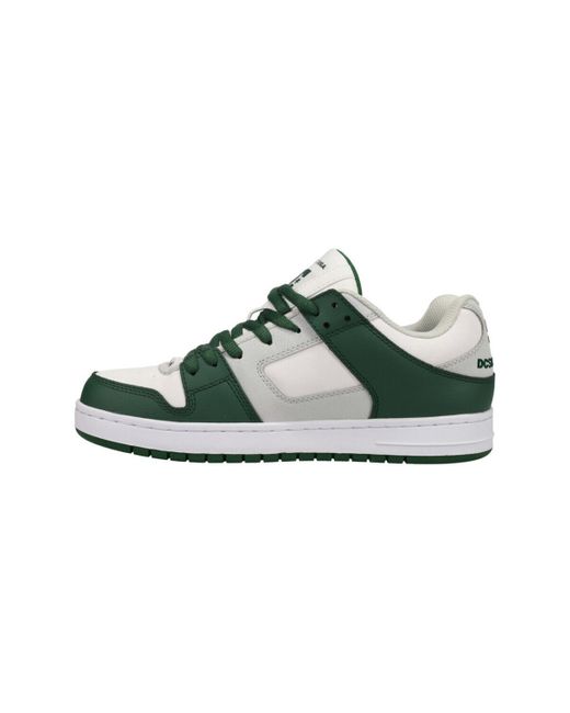 Chaussures de Skate MANTECA SE black grey green DC Shoes pour homme