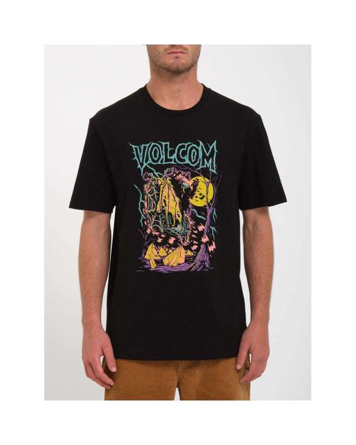 T-shirt Camiseta Max Sherman 2 - Black Volcom pour homme