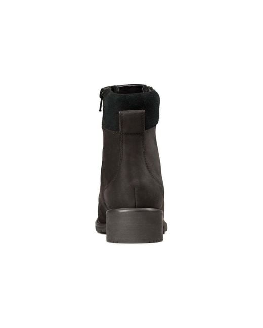 clarks black biker boots