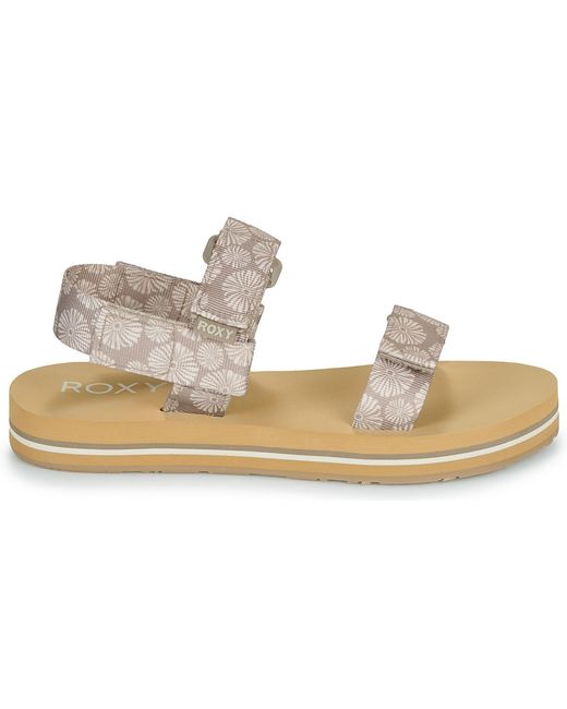 Roxy Teenslippers Cage in het Metallic
