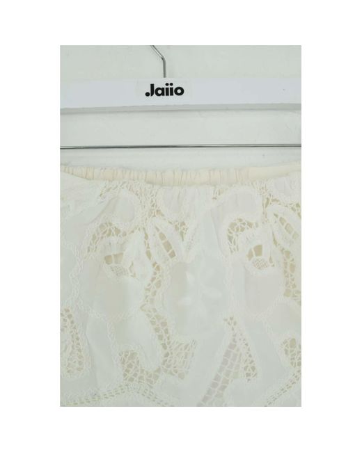 Jupes Top en coton blanc Ba&sh en coloris White