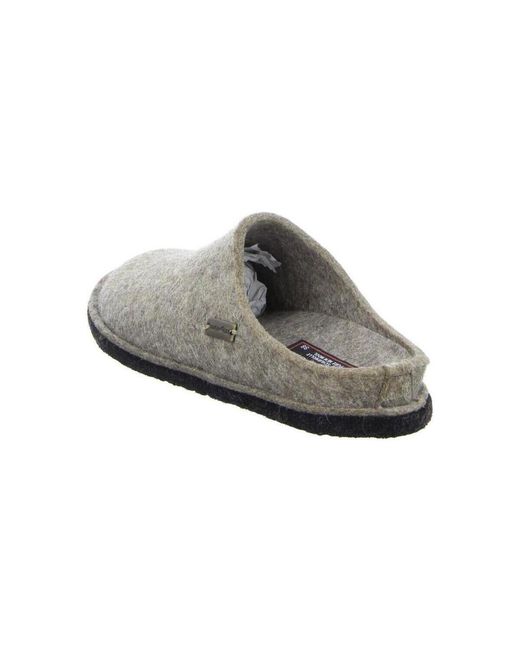 Chaussons Haflinger pour homme en coloris Gray
