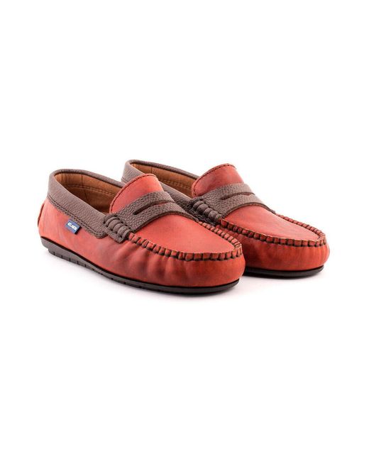 Mocassins Mocassins Originals Penny en cuir ATLANTA MOCASSIN en coloris Red
