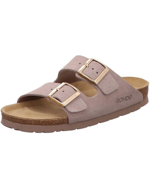 Sabots Rohde en coloris Brown