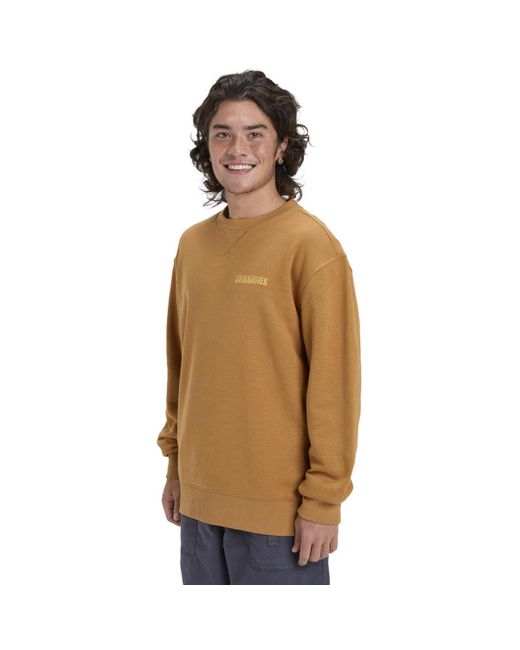 Sweat-shirt Salt Water Graphic Quiksilver pour homme en coloris Brown