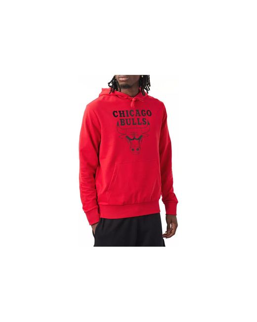 Sweat-shirt Chicago Bulls NBA Foil KTZ pour homme en coloris Red