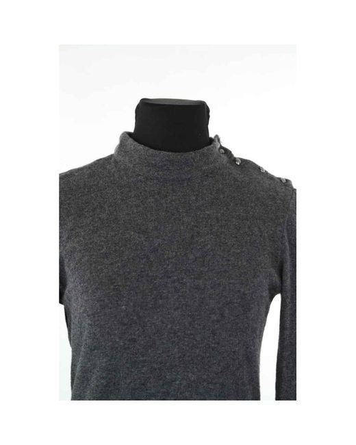 Robe courte Robe en laine grise Ba&sh en coloris Black