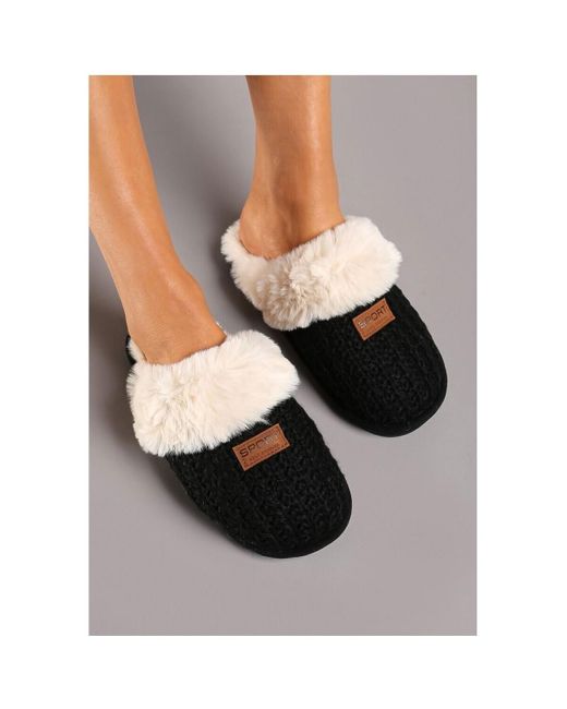 Chaussons Chaussons Noir F Kebello en coloris Black