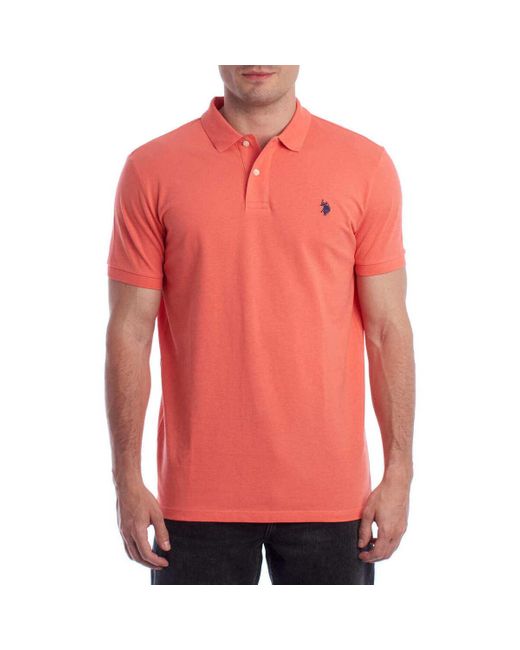 Polo US41197052-157 U.S. POLO ASSN. pour homme en coloris Red