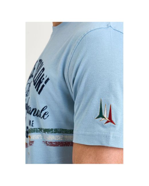 T-shirt TS2216J641 Aeronautica Militare pour homme en coloris Blue