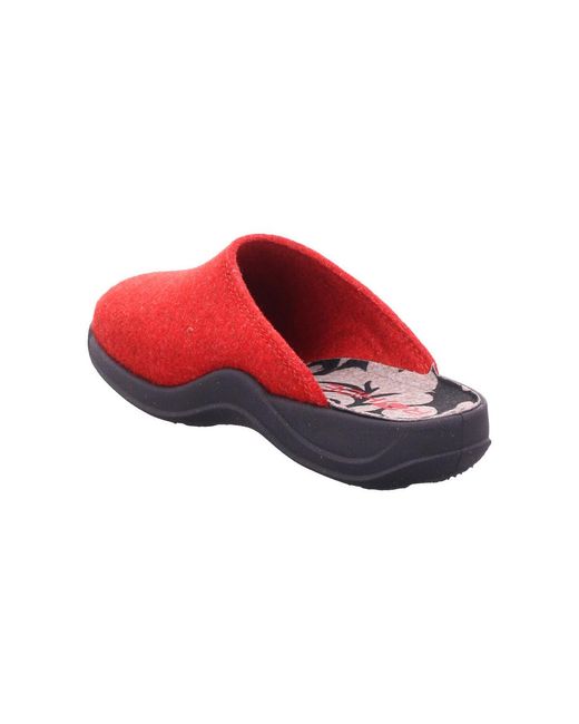 Chaussons Rohde en coloris Red